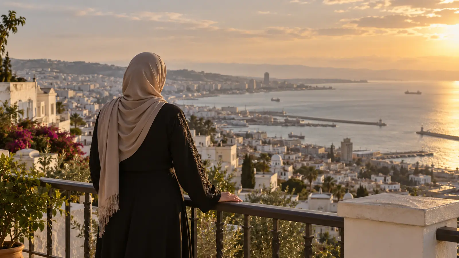إطلالة على خليج الجزائر العاصمة لمن يبحث عن أفضل تطبيق زواج في الجزائر