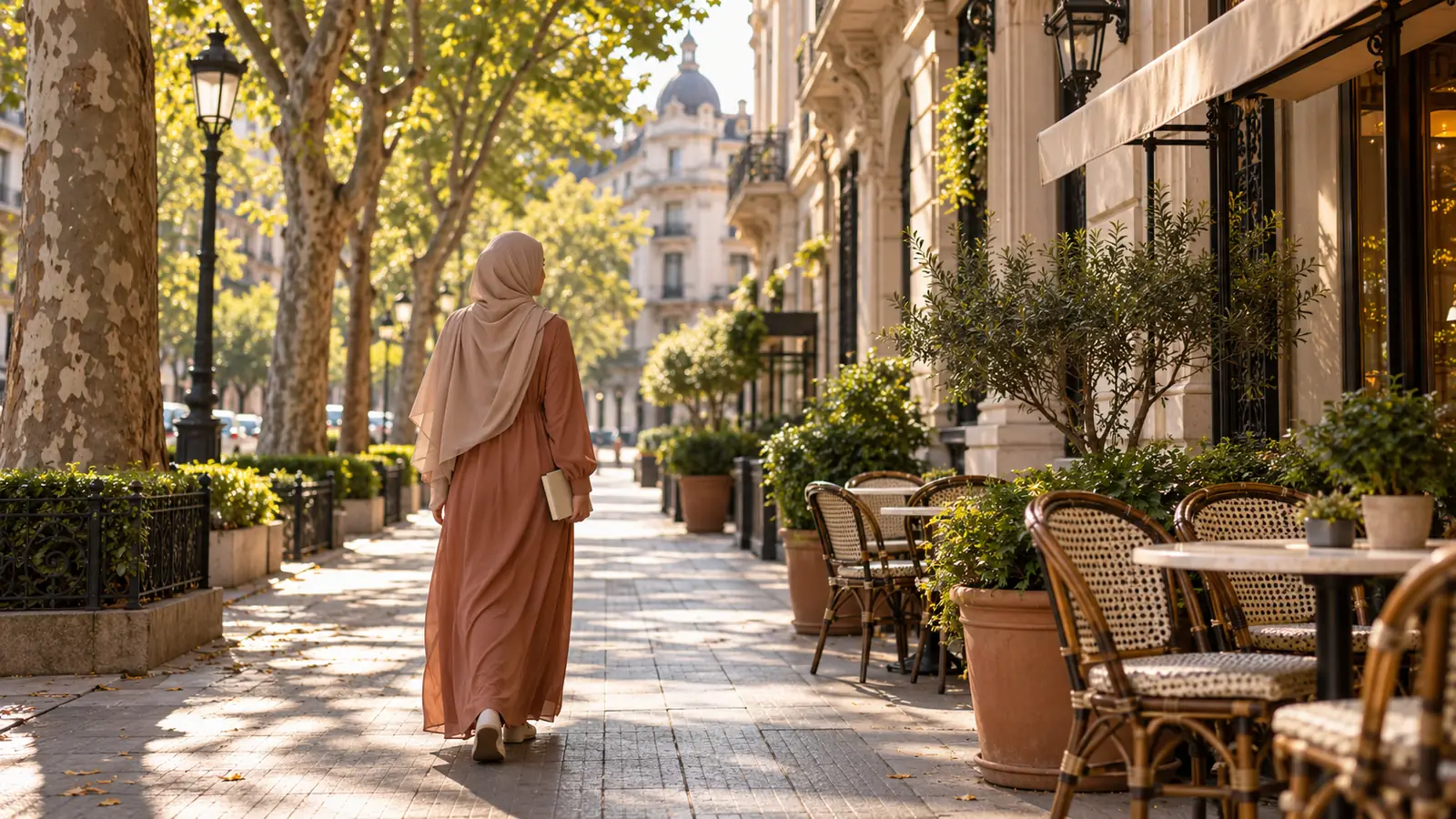 شارع مشجّر في بوينس آيرس يعبّر عن تعارف في الأرجنتين بنية الزواج للعرب المقيمين